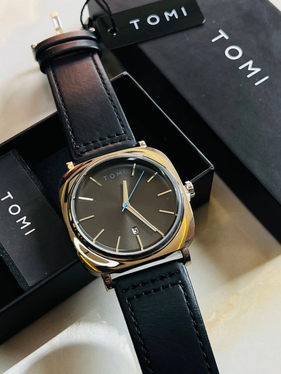 TOMI Face Gear Dual Strap Luxury Business Watch (TOMI-104) – Bin Naaz