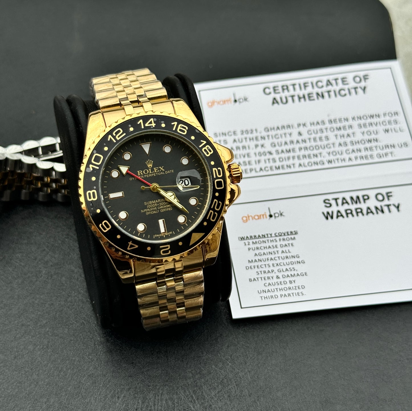 Yacht Master RLX Series - Mineral glass - Ultra premium chain