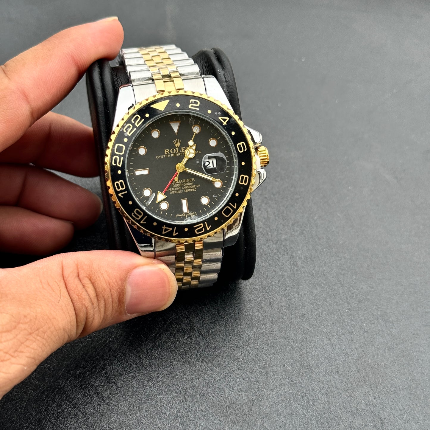 Yacht Master RLX Series - Mineral glass - Ultra premium chain