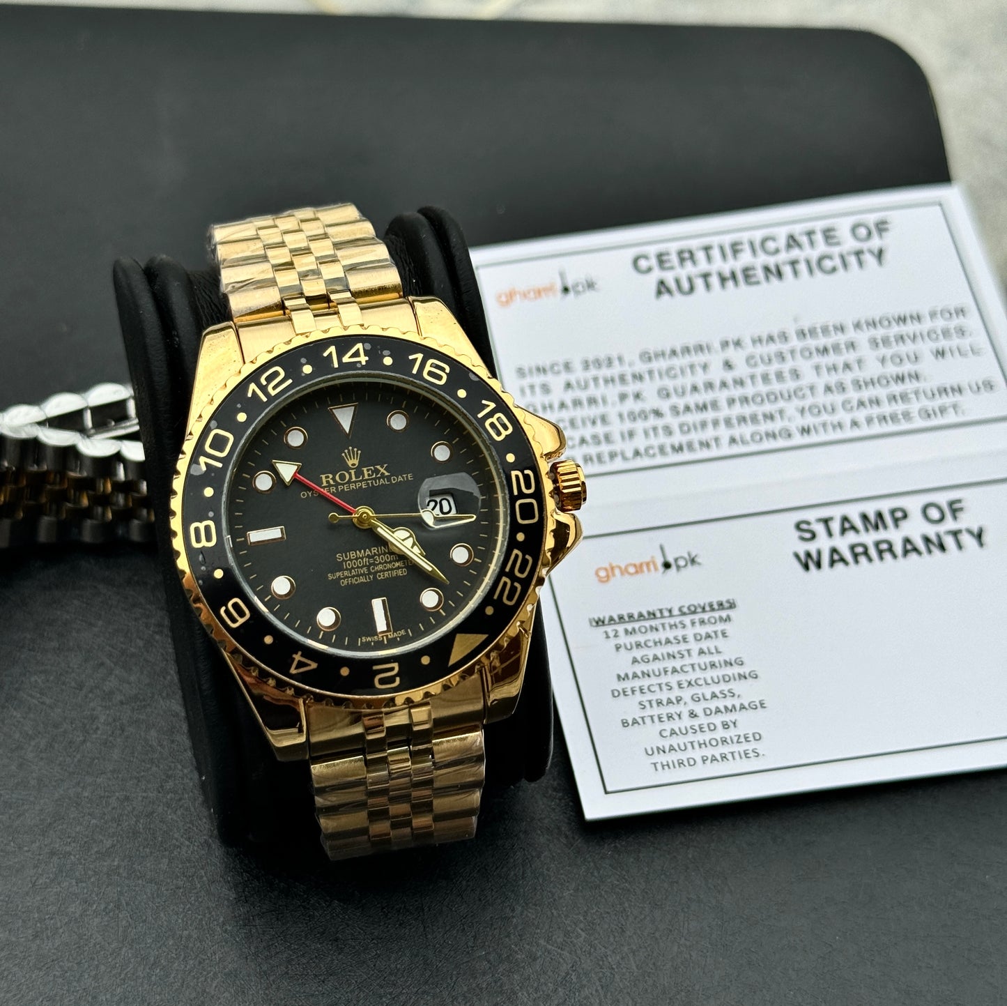 Yacht Master RLX Series - Mineral glass - Ultra premium chain