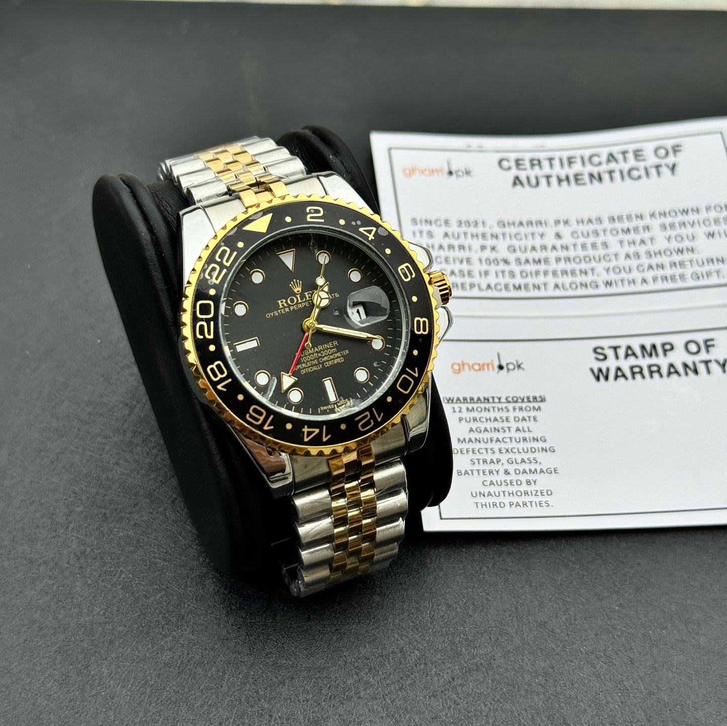 Yacht Master RLX Series - Mineral glass - Ultra premium chain