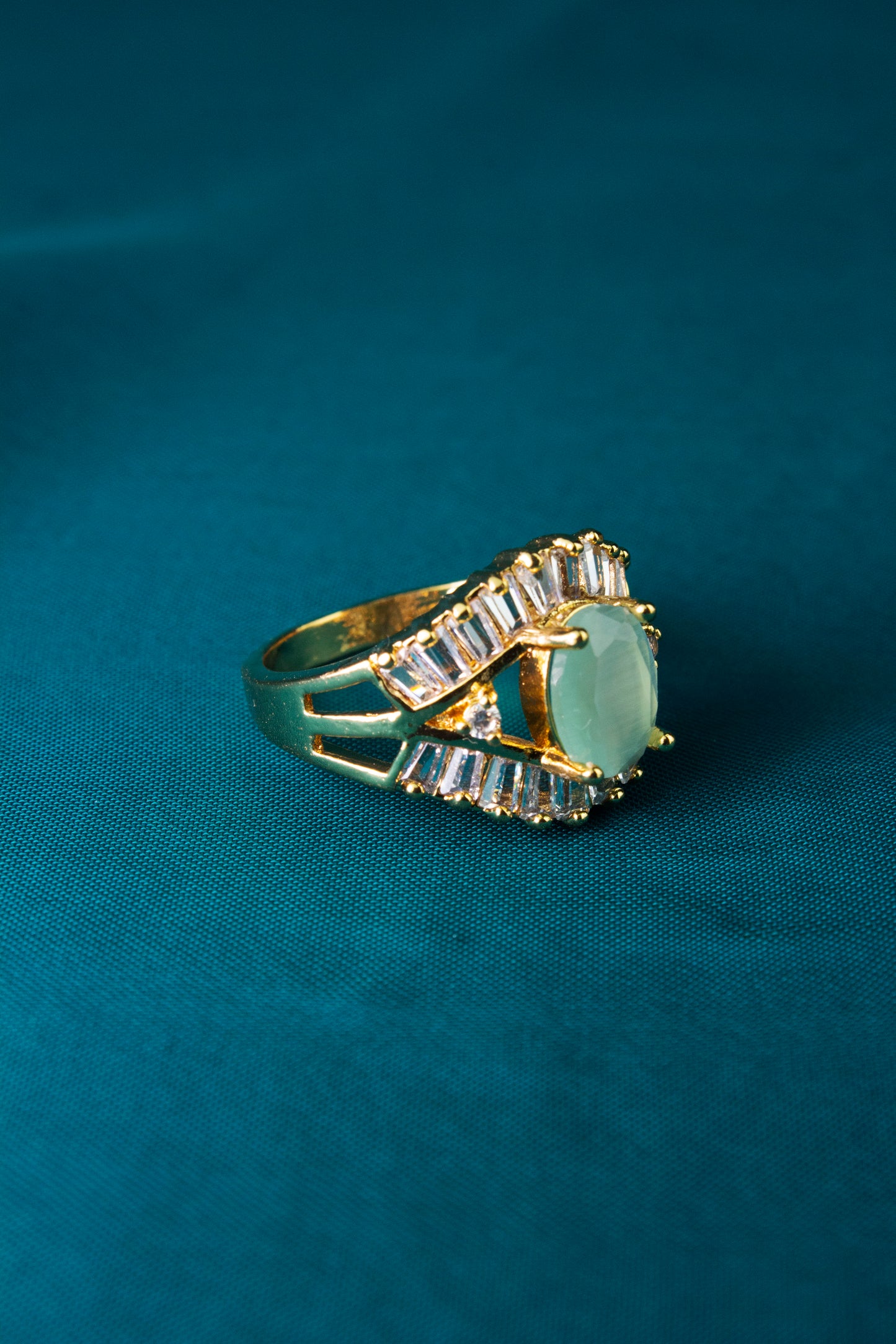 Special Edition Ring - Zinc Diamond - One Carat Gold Plated
