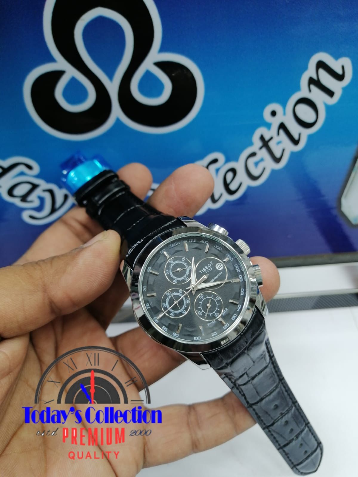 Premium Tissot - Chronograph Working - Highly durable Leather