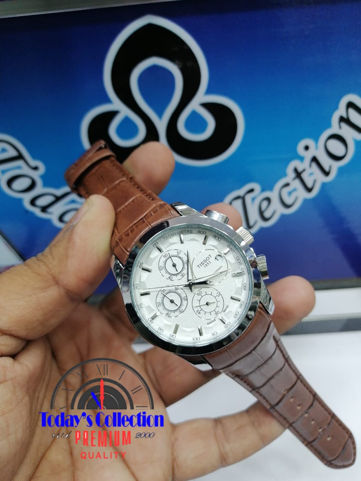 Premium Tissot - Chronograph Working - Highly durable Leather